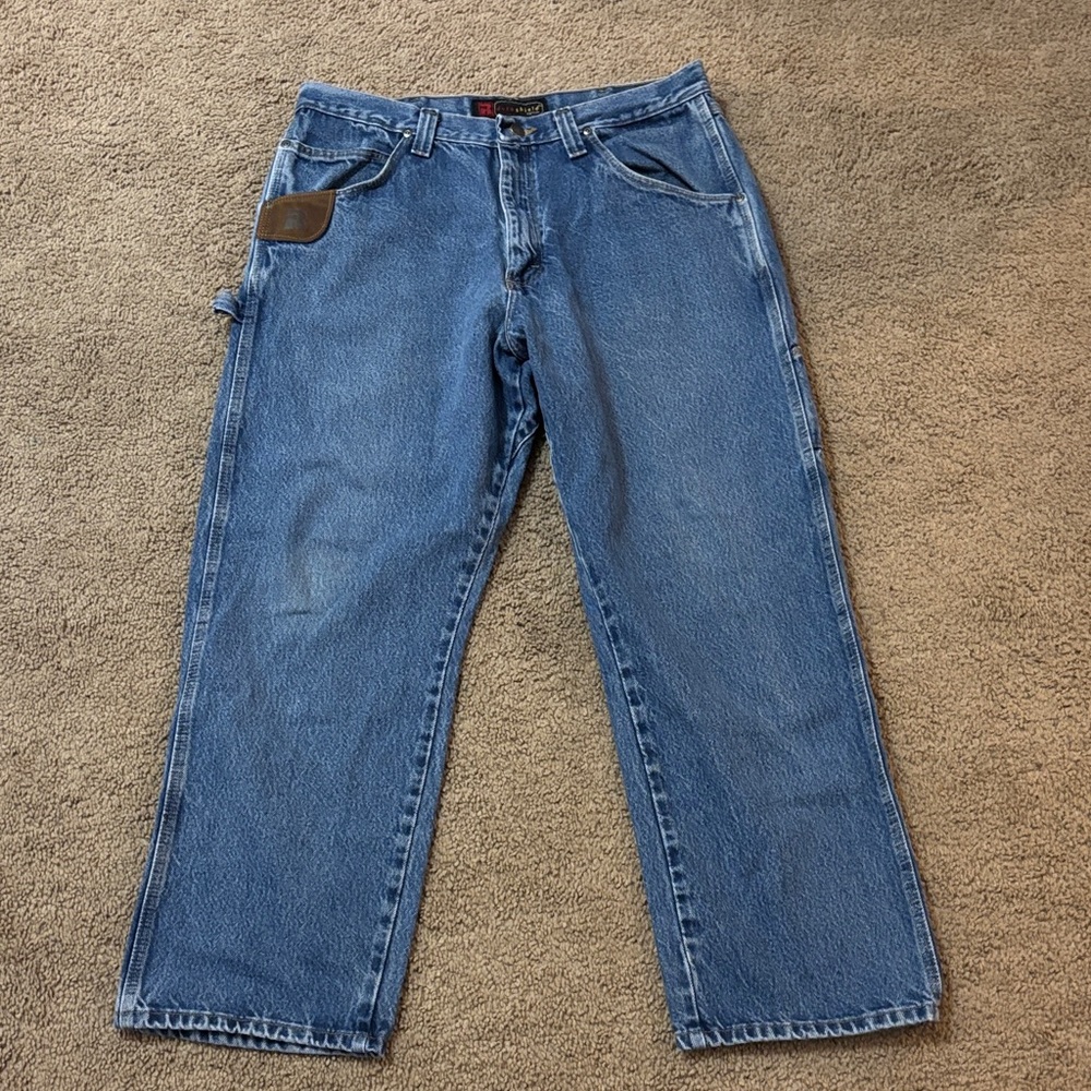 Riggs Workwear Classic Blue Carpenter Jeans - Men 36x30